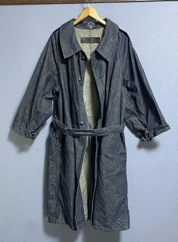 yamane deluxe hayaoki 데님 트렌치코트 38 에비수