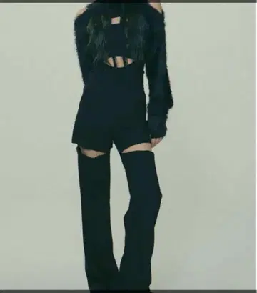 MELT THE LADY hook slit slacks pants