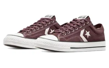 CONVERSE 버건디 스니커즈