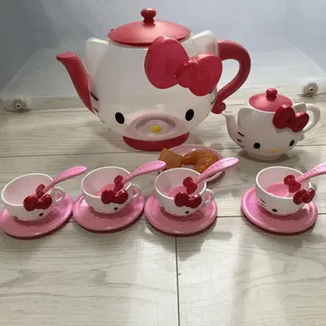 산리오 헬로키티 미니 찻주전자 세트