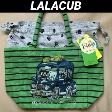 [ 미사용 ] 라라큐브 LALACUB 복조리 큐빅 토트백 택 포함