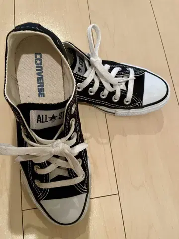 CONVERSE ALL STAR 블랙 스니커즈