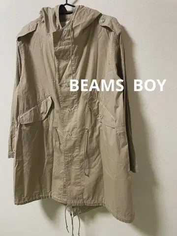 BEAMS BOY 모즈 코트 / 베이지