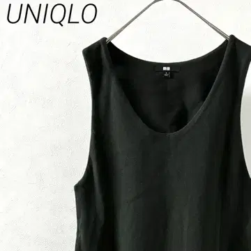 UNIQLO 브러쉬드 저지 오버롤 스커트 포켓 부착 심플