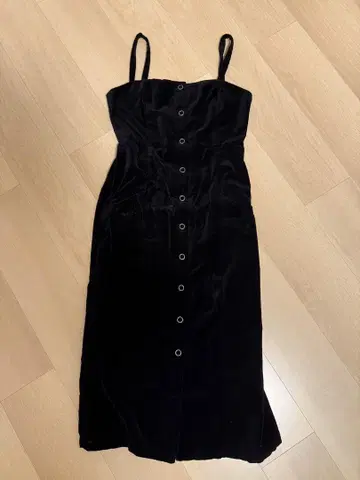 LOWRYSFARM 벨로아 오버롤 스커트