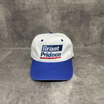 90s 빈티지 캡 Grant Prideco 화이트 파랑