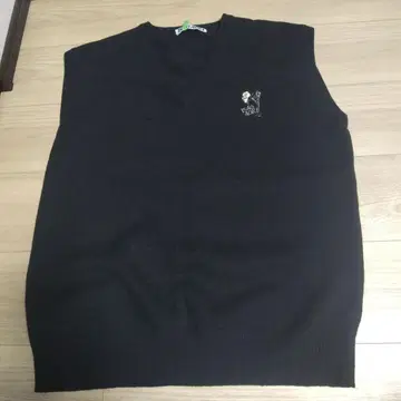 ISAO AOKI 블랙 V넥 베스트