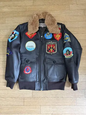 TOP GUN G1 가죽 자켓 S 사이즈