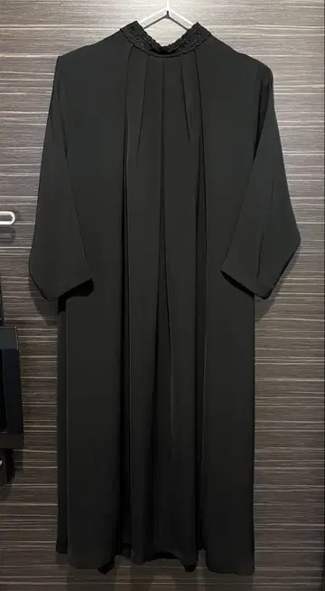 [ 미사용 새상품 ] 상복 원피스 블랙 칠부 소매