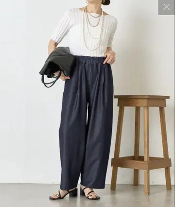 데님 라이크 커브 팬츠