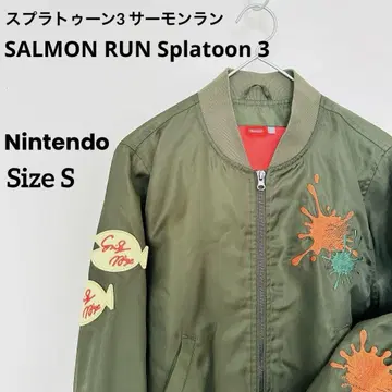 새상품 정품 자켓 연어런 Splatoon3 스프라툰3 사이즈 S
