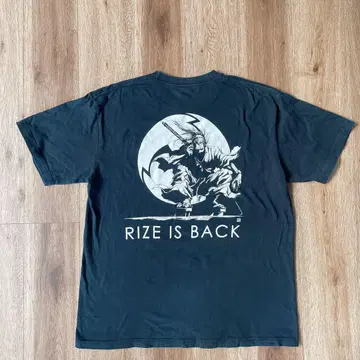 RIZE 셔츠 RIZE IS BACK 밴딩t XL 구제 의류