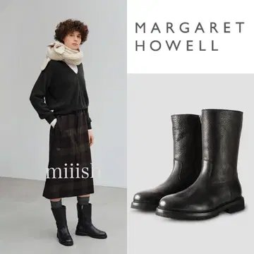 미사용 새상품 2024 완판 마가렛호웰 가죽 집업 부츠 20만