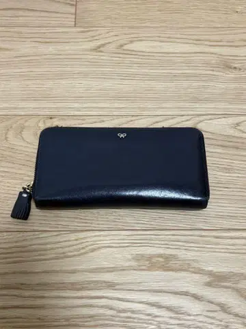 안야 힌드마치 네이비 장지갑