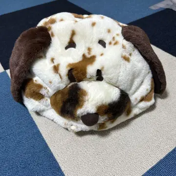 강아지 모양 봉제 인형 모자