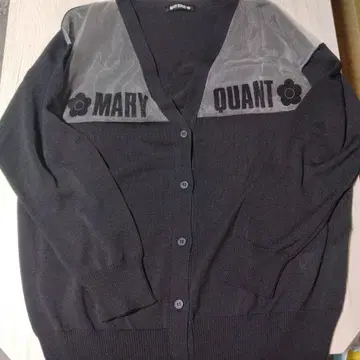 MARY QUANT 메쉬 디테일 가디건