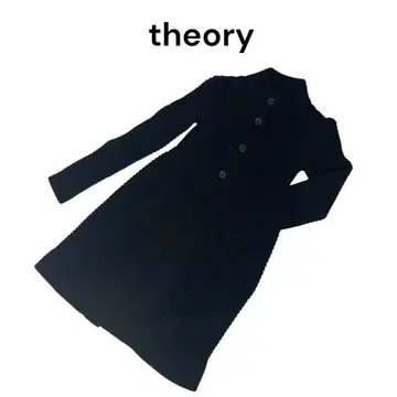새상품급 인기 theory 블랙 리브 가디건 긴팔 S~M 사이즈 상당