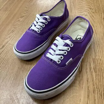 VANS 보라색 로우컷 스니커즈