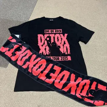 원옥 DETOX JAPAN TOUR 2025 티셔츠 & 타월 (L)