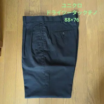 [ 미사용 ] 유니클로 드라이 투 턱 팬츠 88 76 블랙 2