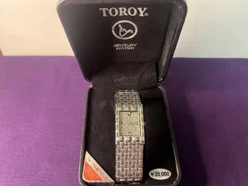 TOROY 주얼리 워치 메탈릭 실버