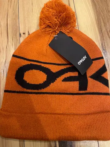 Oakley 니트 모자 오렌지