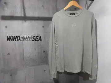 WIND AND SEA 윈드앤씨 로고 자수 긴팔 T셔츠 S 롱T