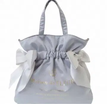 새상품 메종 드 플뢰르 리본 포함 Maison de FLEUR 숄더백