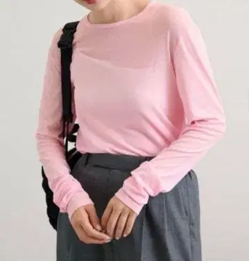 코튼 시어 T셔츠