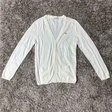 LACOSTE 화이트 와니 여성용 가디건 size34