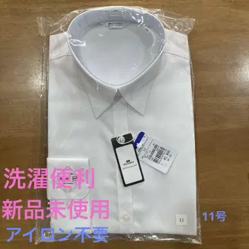 아오야마 양복 논아이롱 화이트 와이셔츠 여성용 취업활동 11호
