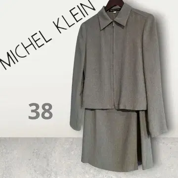 MICHEL KLEIN 미셸크란 그레이 자켓 스커트 세트