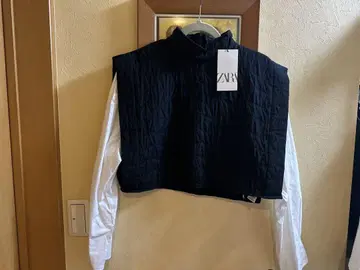 ZARA 블랙 퀼팅 베스트