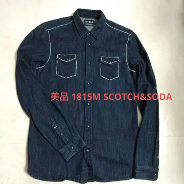 새상품급 1815M SCOTCH&SODA 데님계 셔츠 스코치앤소다