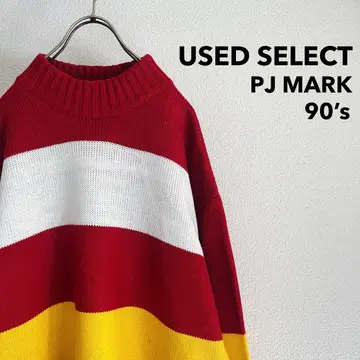 구제 의류 90년대 'PJ MARK' Sweater / 모크넥 니트