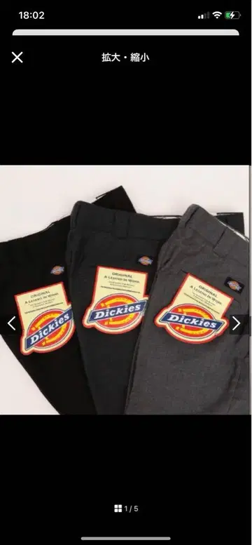 Dickies BEAUTY&YOUTH 별주 콜라보 유나이티드 애로우즈