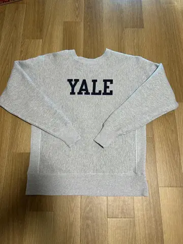 챔피온 리버스 위브 맨투맨 파랑 택 쉐도우 프린팅 YALE 복각