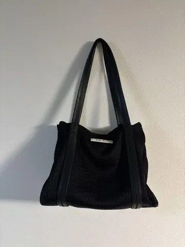 qbag paris 메쉬 토트백 블랙 M