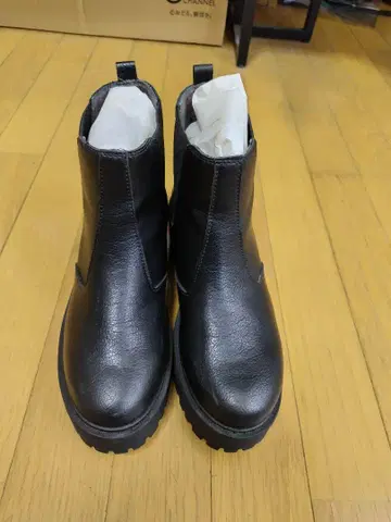 스케쳐스 사이드고어 블랙 부츠 통굽