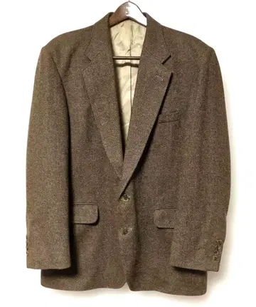 새상품급 90s 랜즈엔드 헤링본 트위드 테일러드 자켓 XL