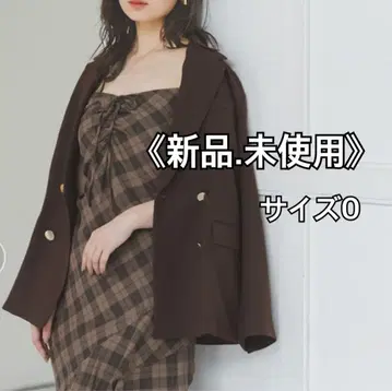 SNIDEL Sustainable 메탈 버튼 테일러드 자켓