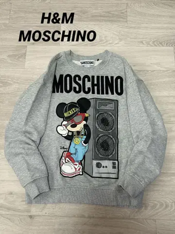 H&M MOSCHINO 콜라보 디즈니 맨투맨 XS