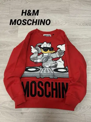 H&M MOSCHINO 콜라보 디즈니 맨투맨 XS