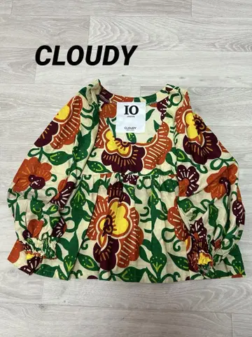 CLOUDY 클라우디 꽃무늬 블라우스 S