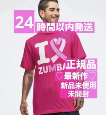 정품 최신작 미사용 새상품 미개봉 ZUMBA T셔츠 핑크 1