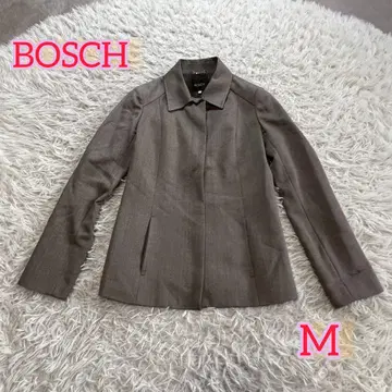 BOSCH 긴팔 카라 부착 아우터 테일러드 자켓 로고 버튼 포함