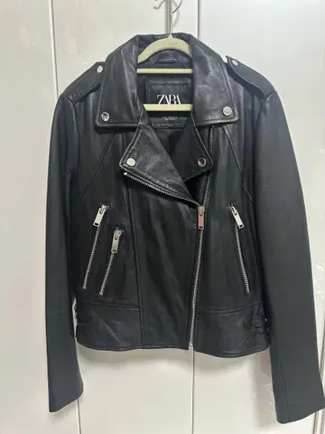 ZARA 가죽 자켓 양가죽 미사용 새상품급