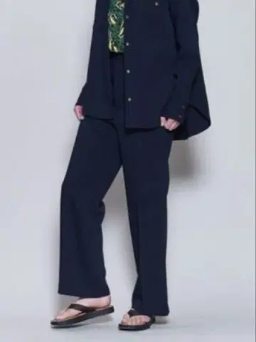 6 ROKU POLYESTER RAYON BOOTCUT PANTS NV