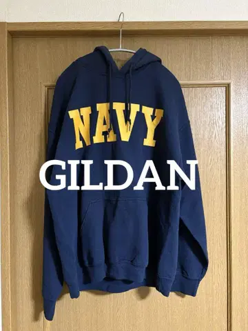 NAVY 후드티 GILDAN 밀리터리 U.S.NAVY