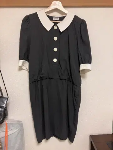 폭시 Foxey antique 다크 그레이 원피스
